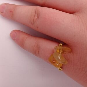 Citrine ring size 6.5